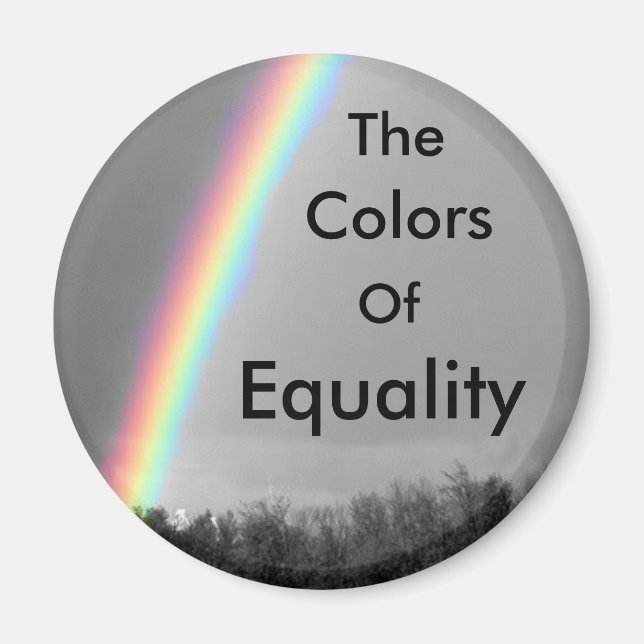Imán Los Colores De La Igualdad (Frente)