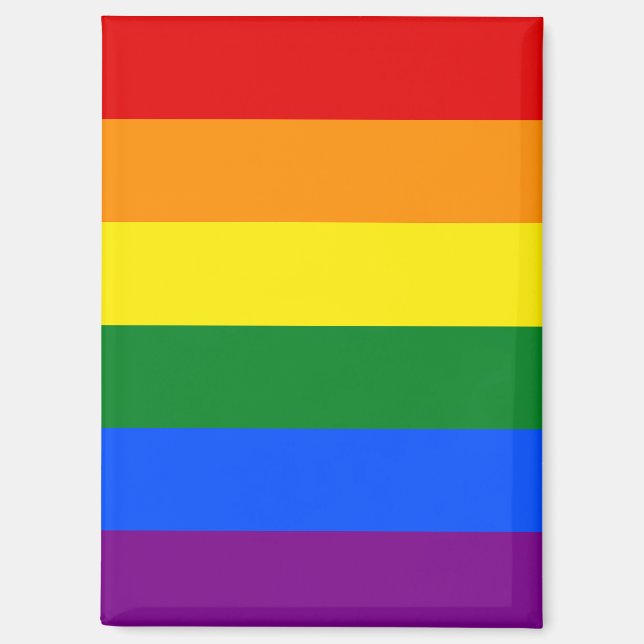 Imán Los colores del arcoiris (Anverso)