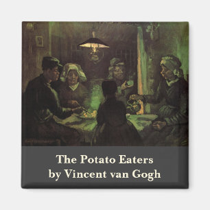 Imán Los comedores de patatas de Vincent van Gogh