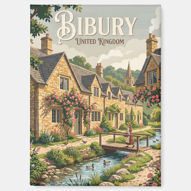 Imán Los Cotswolds Reino Unido (Anverso)