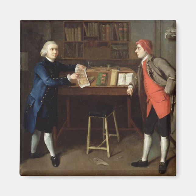 Imán Los creadores de gabinete (aceite sobre lienzo) (Frente)