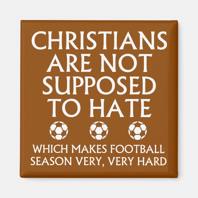 Imán Los cristianos no deben odiar el fútbol (Frente)