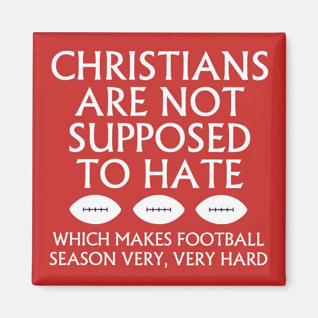 Imán Los cristianos no deben odiar el fútbol (Frente)