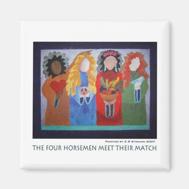 Imán Los Cuatro Jinetes Se Encuentran Con Su Partido (Frente)