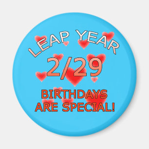 Imán ¡Los cumpleaños del año bisiesto son especiales
