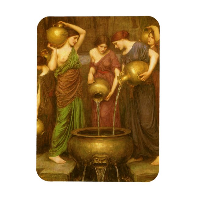 Imán Los Danaides de John William Waterhouse (Vertical)