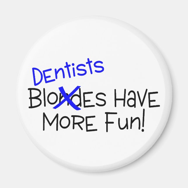 Imán Los dentistas se divierten más (Frente)
