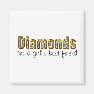 Imán los diamantes son un mejor amigo de los chicas