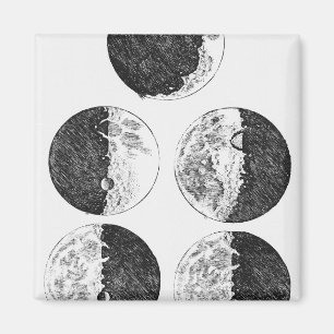 Imán Los dibujos de Galileo de las fases de la luna