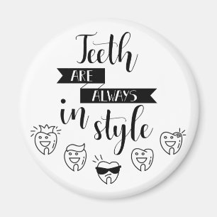 Imán Los dientes están siempre en estilo