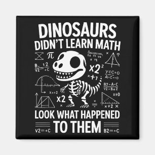 Imán Los dinosaurios no aprendieron matemáticas diverti