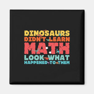 Imán Los dinosaurios no aprendieron matemáticas diverti