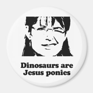 Imán Los dinosaurios son ponis Jesús