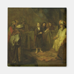 Imán Los doce años Jesús delante del