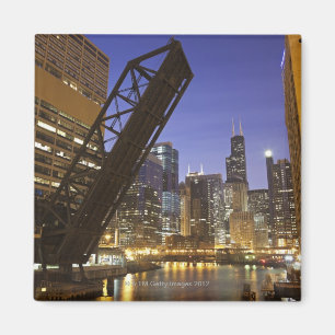 Imán Los E.E.U.U., Illinois, Chicago, el río Chicago