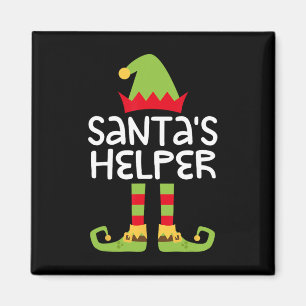 Imán Los elfos de los Navidades de Santa Claus