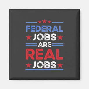 Imán Los empleos federales son empleos reales