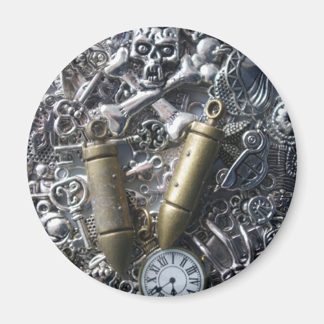 Imán Los encantos del Steampunk (Frente)