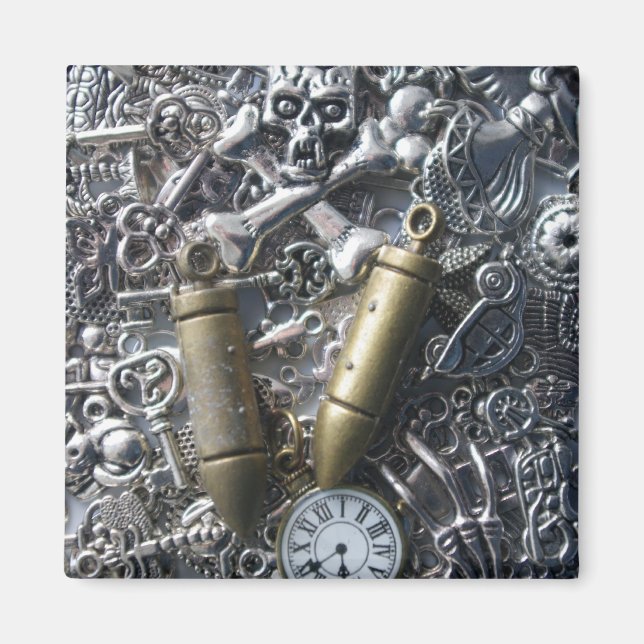 Imán Los encantos del Steampunk (Frente)