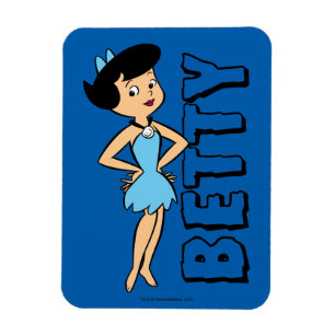 Imán Los escombros de los Flintstones el   Betty