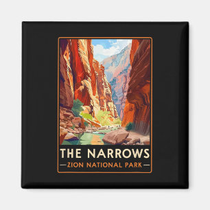 Imán Los estrechos Parque Nacional Zion Senderismo Natu