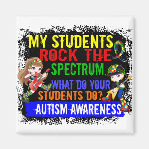Imán Los estudiantes sacuden el autismo del espectro