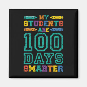 Imán Los estudiantes son 100 días estudiantes escolares