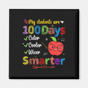 Imán Los Estudiantes Son 100 Días Más Inteligentes Cute