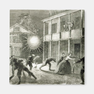 Imán Los federales bombardean la ciudad de Charleston