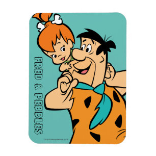 Imán Los Flintstones el   Fred y Flintstone de los