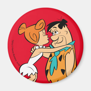 Imán Los Flintstones el Wilma que besa a Fred