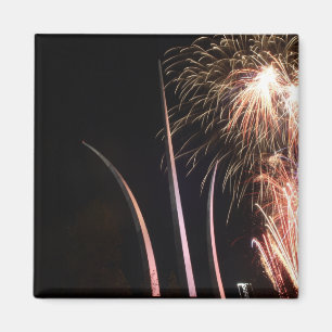 Imán Los fuegos artificiales encienden para arriba el