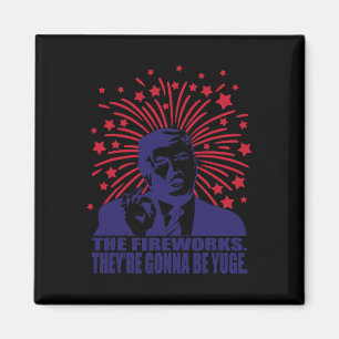 Imán Los fuegos artificiales Serán Yuge Gracioso Trump 