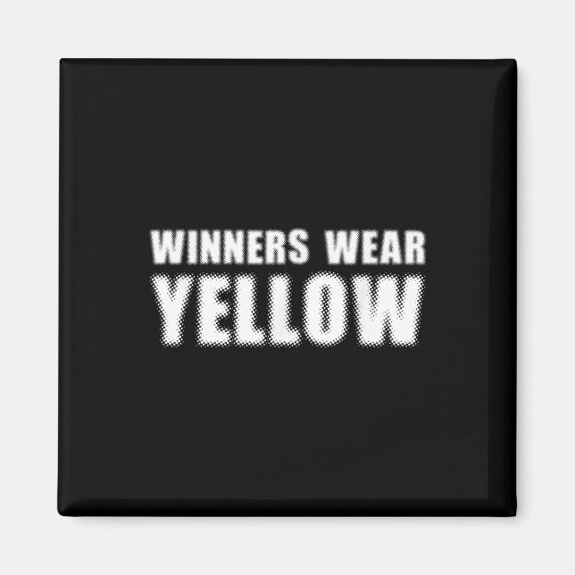 Imán Los ganadores usan la combinación de juego de equi (Frente)