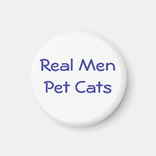 Imán Los gatos reales del mascota de los hombres