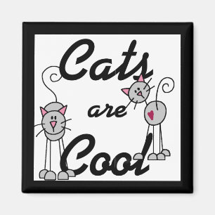 Imán Los gatos son camisetas y regalos frescos