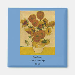 Imán Los girasoles de Vincent van Gogh, 1878