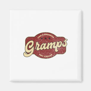 Imán Los Gramps Vintage Como Un Abuelo Pero Más Fresco