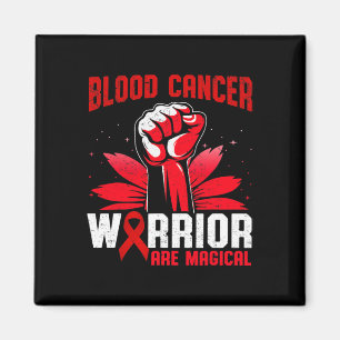 Imán Los Guerreros Del Cáncer De Sangre Son Cinta Roja 