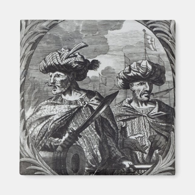 Imán Los hermanos Barbarossa (Frente)