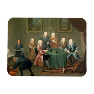 Imán Los hermanos Clarke con otros caballeros que toman