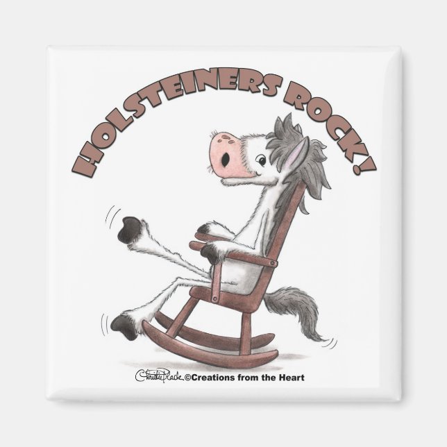 Imán ¡Los Holsteiners rocían! (Frente)