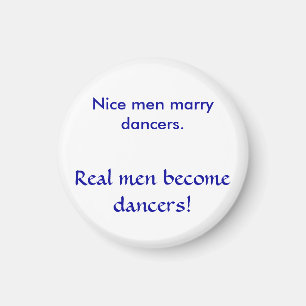 Imán Los hombres agradables casan a bailarines. ¡, Los