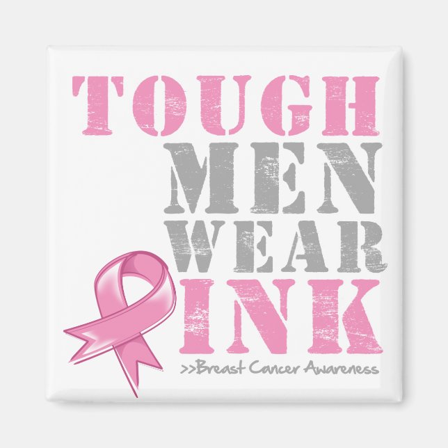 Imán Los Hombres Duros Usan Rosa (Frente)
