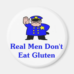 Imán Los hombres reales no comen el gluten