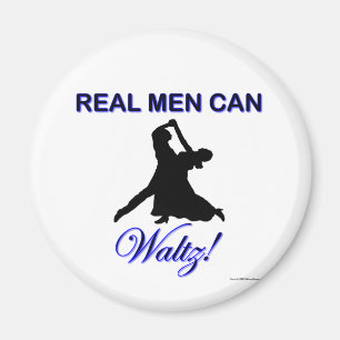 Imán Los hombres reales pueden bailar el vals