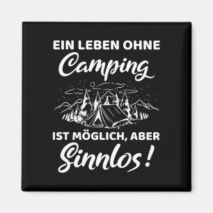 Imán Los hombres una vida sin camping es posible pero