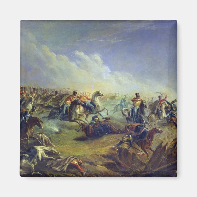 Imán Los hussars de la Guardia atacando cerca de Varsov (Frente)