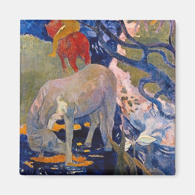 Imán Los impresionistas del caballo blanco (Frente)