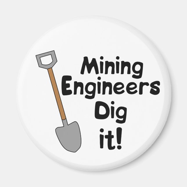 Imán Los ingenieros de minas lo excavan (Frente)